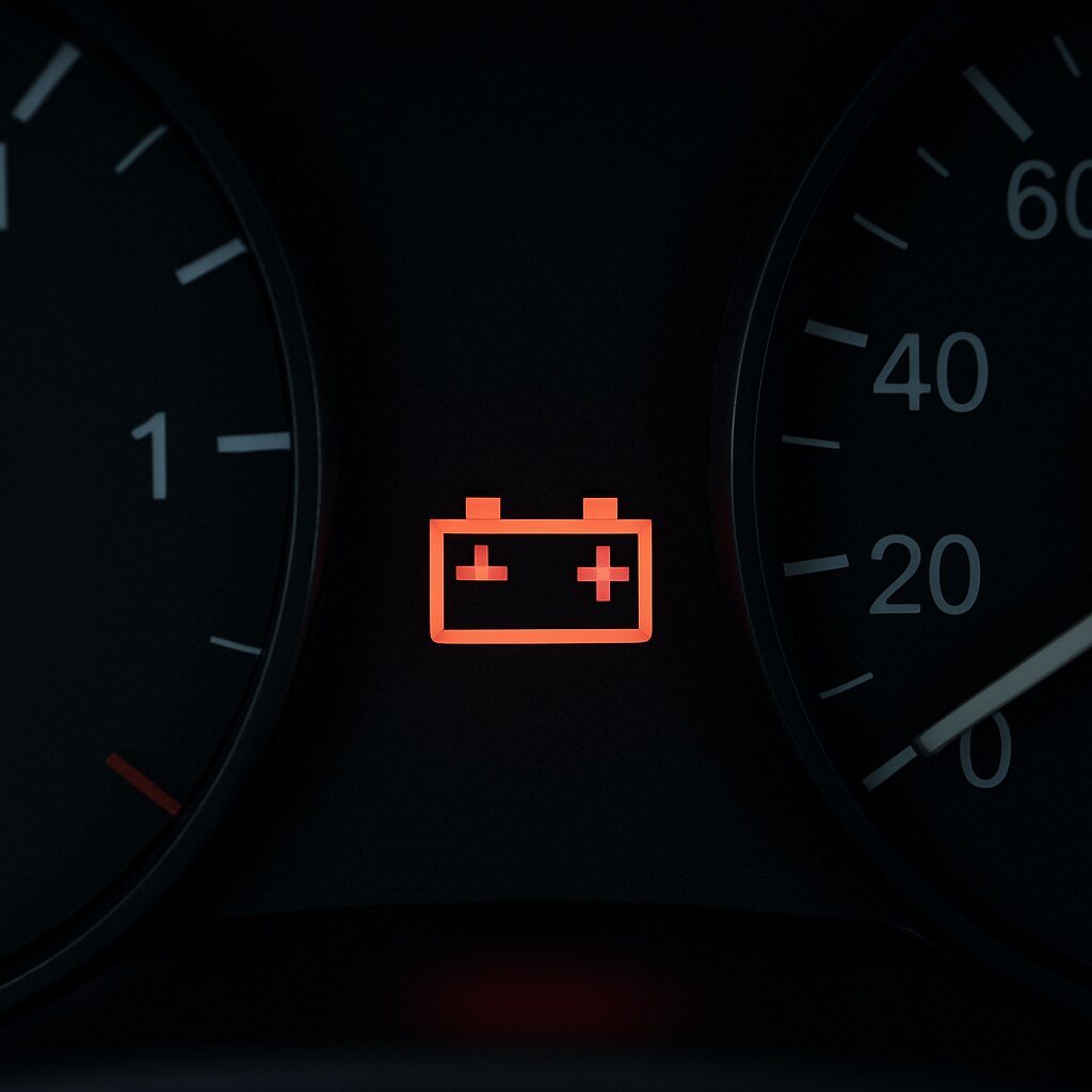 car warning light battery