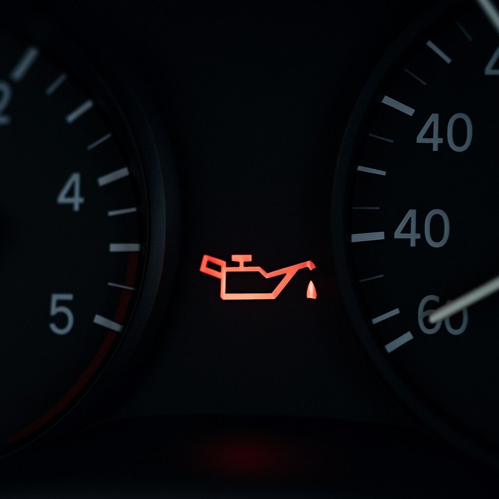 oil pressure warning light